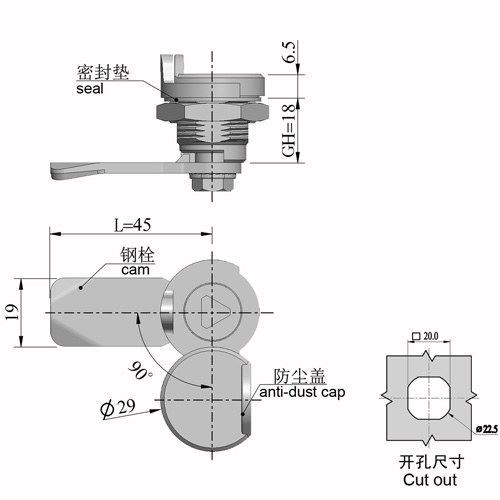 QUARTER-TURN LOCK 70038.DWjpg QUARTER-TURN LOCK 70038.DWjpg