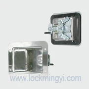 Flush-mount Recessed Paddle Latch